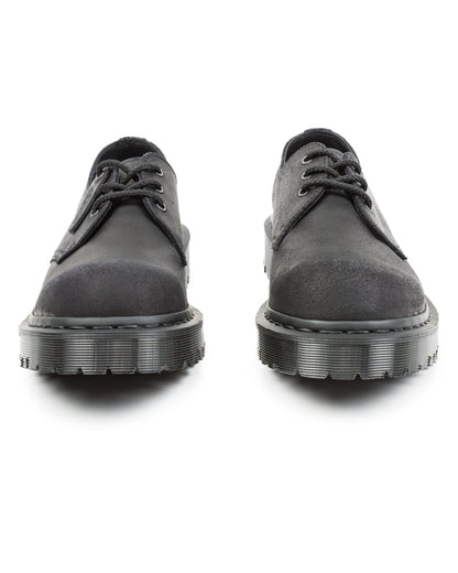 Dr. Martens 1461 Made in England Oxford Shoes - Black Waxy Commander - Standard & Strange