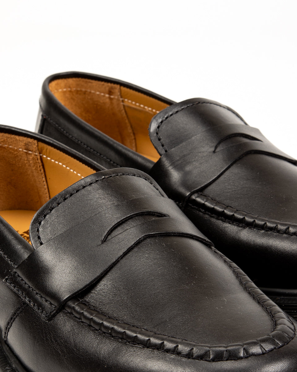 Delapre Penny Loafer - Black