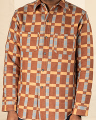 John Gluckow The Heater Shirt - Brown - Standard & Strange