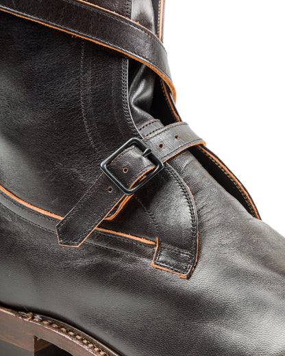 Eastman Leather Clothing Tanker Boots - Black Horsehide - Standard & Strange