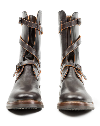 Eastman Leather Clothing Tanker Boots - Black Horsehide - Standard & Strange