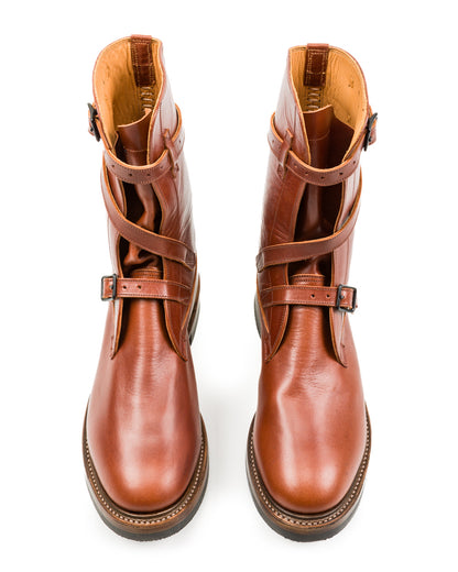 Eastman Leather Clothing Tanker Boots - Russet Brown Horsehide - Standard & Strange