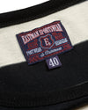 Eastman Leather Clothing 40's Biker Hoop Tee - Black & White - Standard & Strange