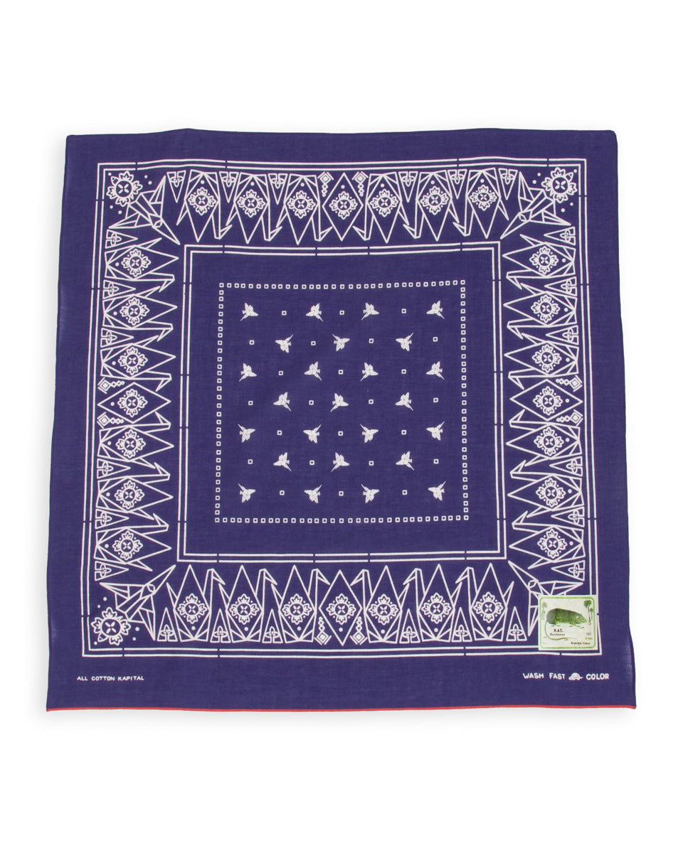 Fastcolor Selvedge Bandanna (ORIGAMI) - Purple – Standard & Strange