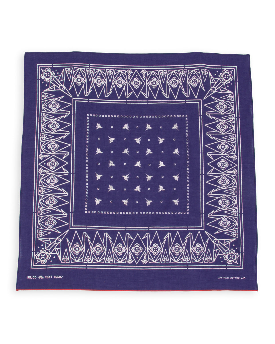 Fastcolor Selvedge Bandanna (ORIGAMI) - Purple – Standard & Strange
