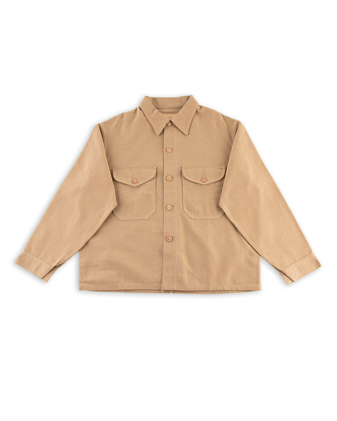 Fauves CPO Shirt - Beige Hopsack - Standard & Strange