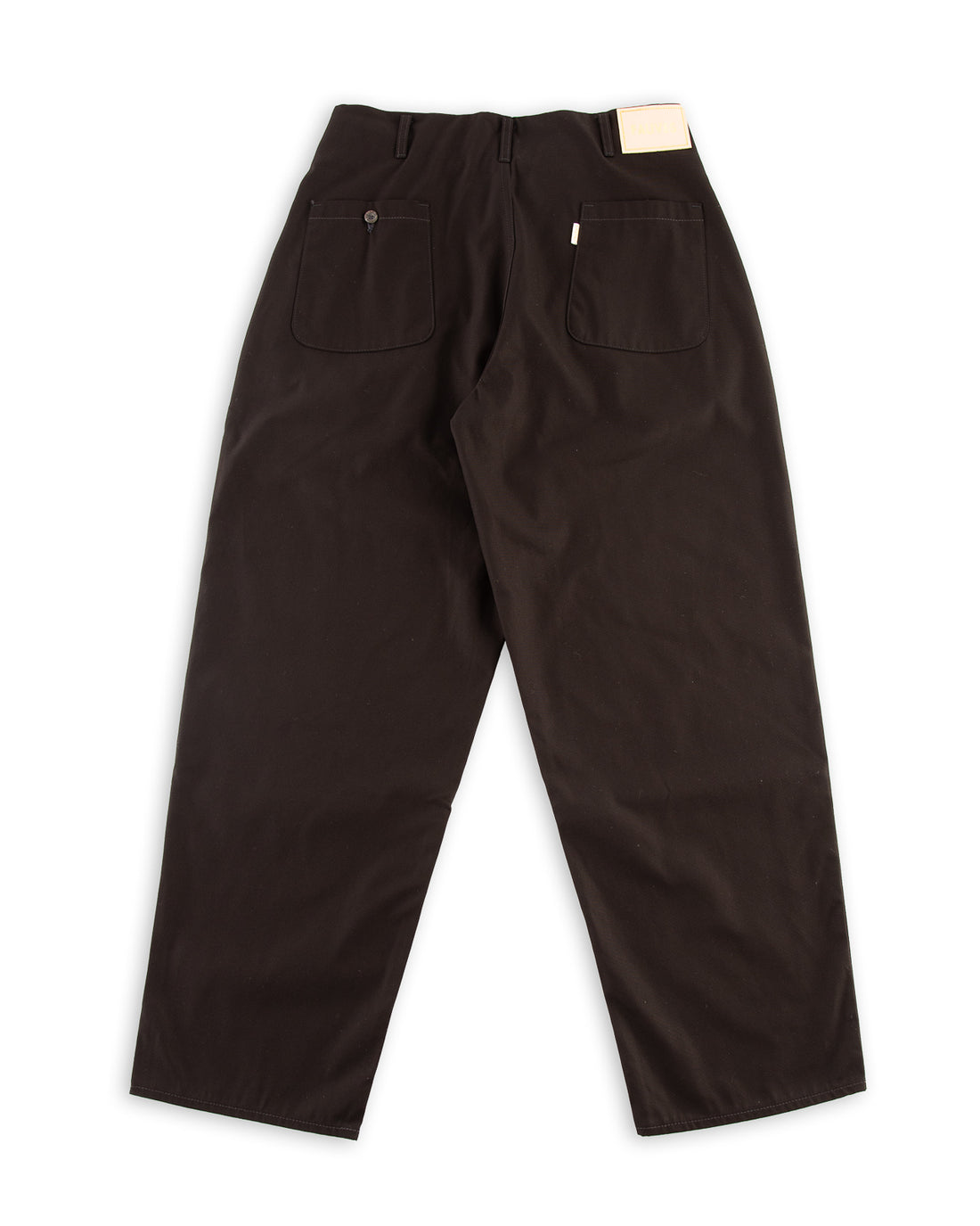 Fauves Peg Top Pant - Black Gabardine - Standard & Strange