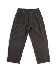 Fauves Peg Top Pant - F. Black Gabardine - Standard & Strange