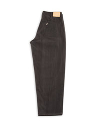 Fauves Peg Top Pant - F. Black Gabardine - Standard & Strange