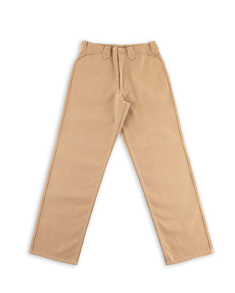 Fauves Ranch Pant - Beige Hopsack - Standard & Strange