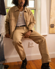 Fauves Ranch Pant - Beige Hopsack - Standard & Strange