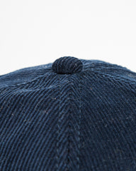 The Real McCoy's Five Panel Corduroy Cap / #1 Fishing Dad - Navy - Standard & Strange