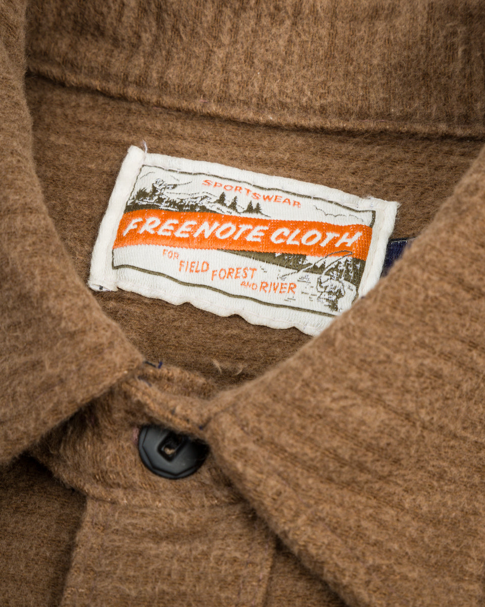 Freenote Wells Workshirt - Brushed Corduroy Tan - Standard & Strange