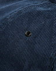 The Real McCoy's Five Panel Corduroy Cap / #1 Fishing Dad - Navy - Standard & Strange