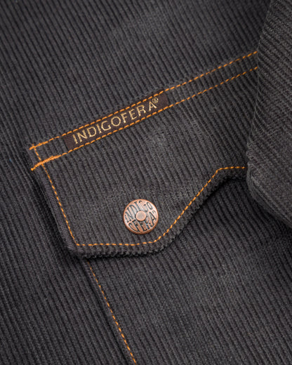 Indigofera Ryman Shirt - Steel Grey Corduroy - Standard & Strange