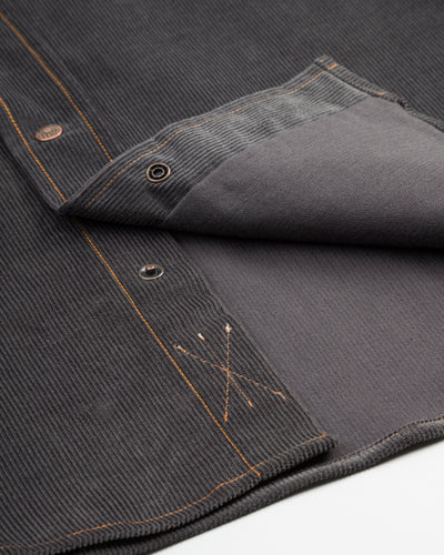 Indigofera Ryman Shirt - Steel Grey Corduroy - Standard & Strange