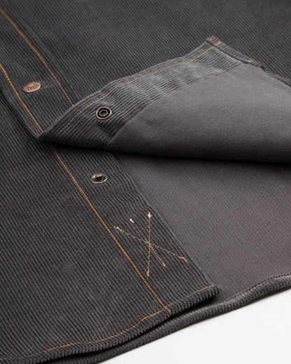 Indigofera Ryman Shirt - Steel Grey Corduroy - Standard & Strange