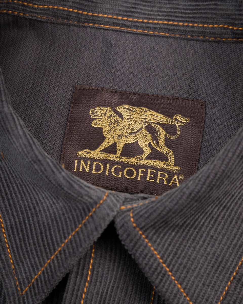 Indigofera Ryman Shirt - Steel Grey Corduroy - Standard & Strange