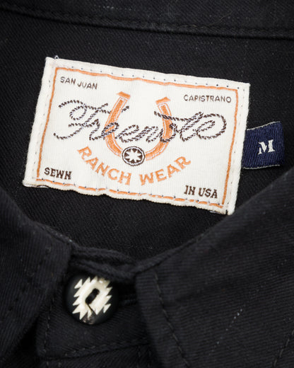 Freenote Calico Western Shirt - 9oz Black Ripstop - Standard & Strange