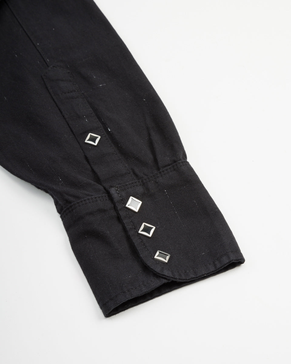 Freenote Calico Western Shirt - 9oz Black Ripstop - Standard & Strange