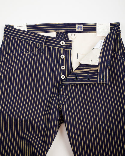 Indigofera Swearengen Pant - Single Stripe Indigo - Standard & Strange