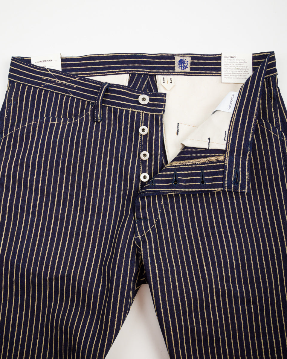 Indigofera Swearengen Pant - Single Stripe Indigo - Standard & Strange
