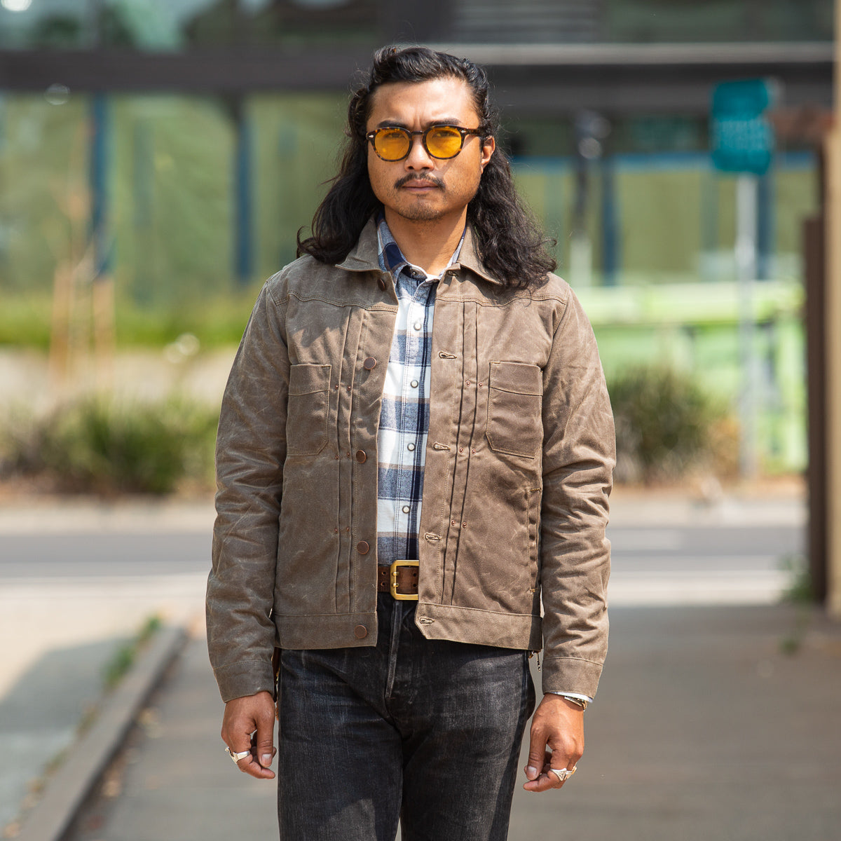 Freenote RJ-1 Jacket - Oak Waxed Canvas - Standard & Strange