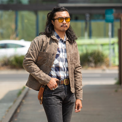 Freenote RJ-1 Jacket - Oak Waxed Canvas - Standard & Strange