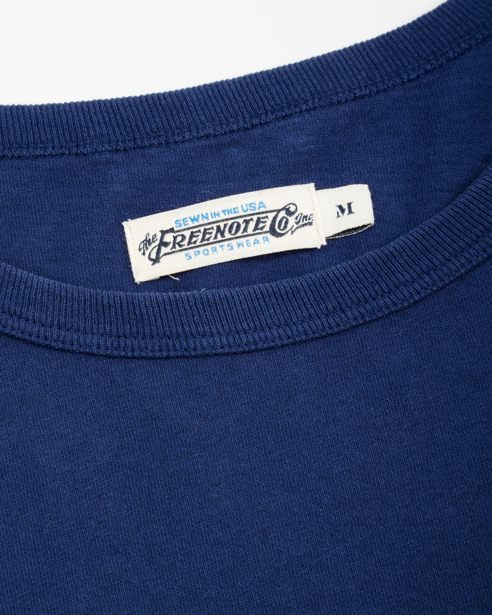 Freenote 9oz Pocket Tee - Navy - Standard & Strange