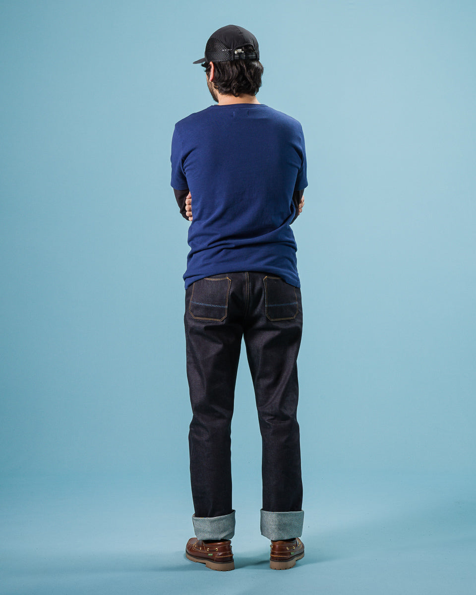 Freenote 9oz Pocket Tee - Navy - Standard & Strange