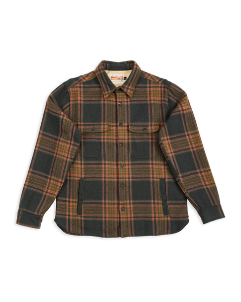 Freenote Alta Overshirt - Black Plaid Wool - Standard & Strange