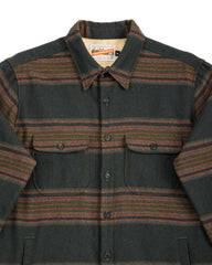 Freenote Alta Overshirt - Black Stripe Wool - Standard & Strange