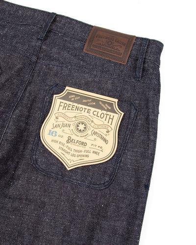 Freenote Belford Straight Fit - 16oz Indigo Denim - Standard & Strange