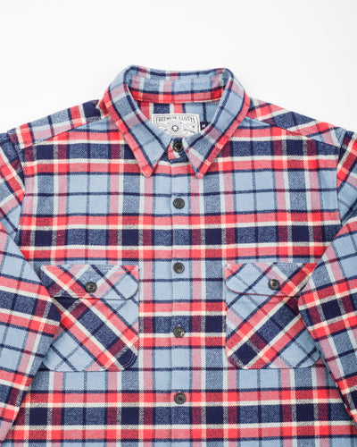 Freenote Benson Shirt - Castle Blue - Standard & Strange