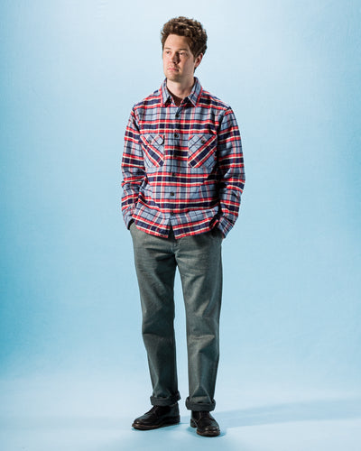 Freenote Benson Shirt - Castle Blue - Standard & Strange