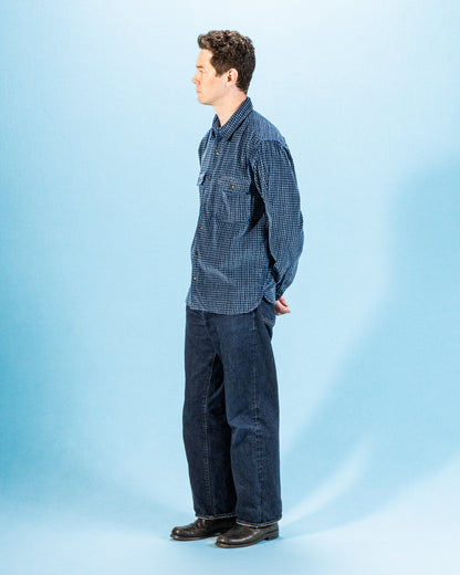 Freenote Benson Shirt - Indigo Corduroy - Standard & Strange