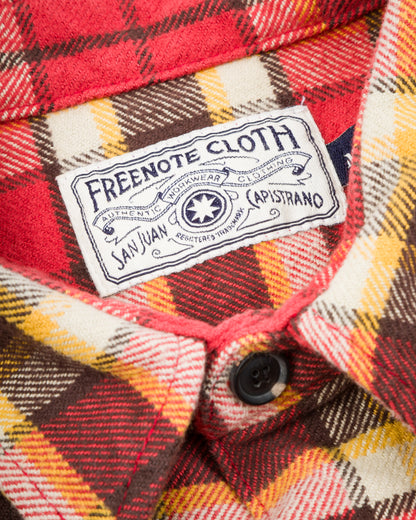 Freenote Benson Shirt - Mandalay Red - Standard & Strange