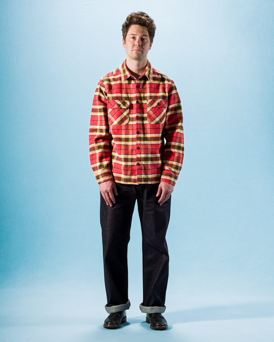 Freenote Benson Shirt - Mandalay Red - Standard & Strange