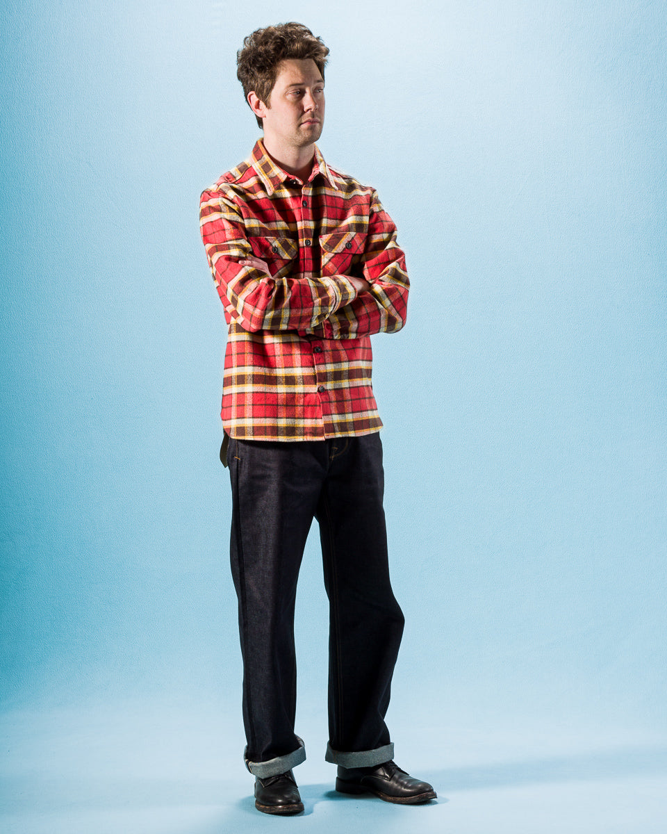 Freenote Benson Shirt - Mandalay Red - Standard & Strange