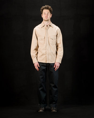Freenote Bodie Shirt - Cream Twill - Standard & Strange