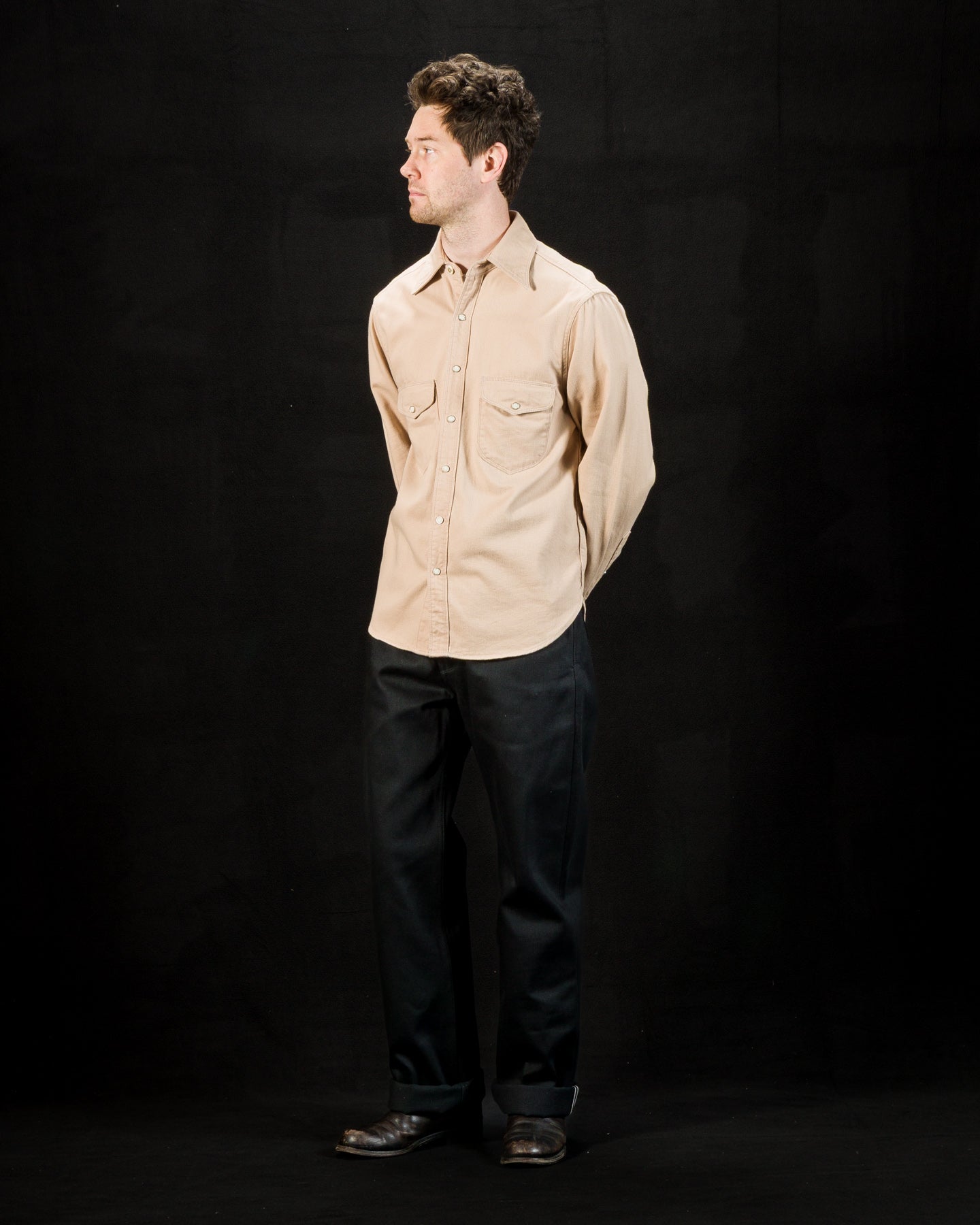 Freenote Bodie Shirt - Cream Twill - Standard & Strange