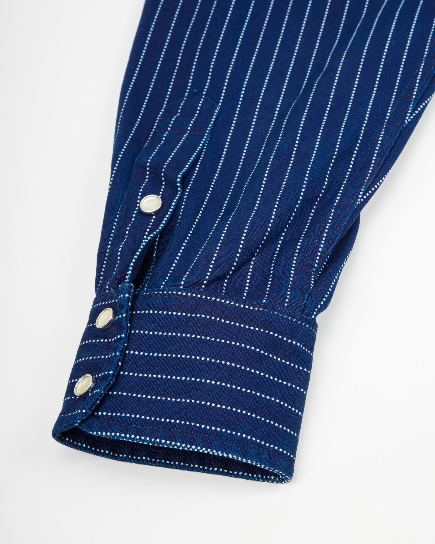 Freenote Bodie Shirt - Indigo Wabash Stripe - Standard & Strange