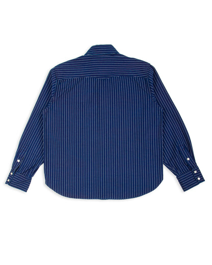 Freenote Bodie Shirt - Indigo Wabash Stripe - Standard & Strange