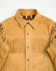 Freenote CD-3 Leather Jacket - Gold Fringe Suede - Standard & Strange