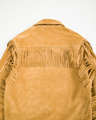 Freenote CD-3 Leather Jacket - Gold Fringe Suede - Standard & Strange