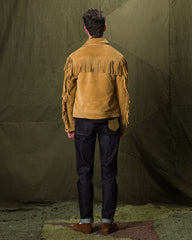 Freenote CD-3 Leather Jacket - Gold Fringe Suede - Standard & Strange