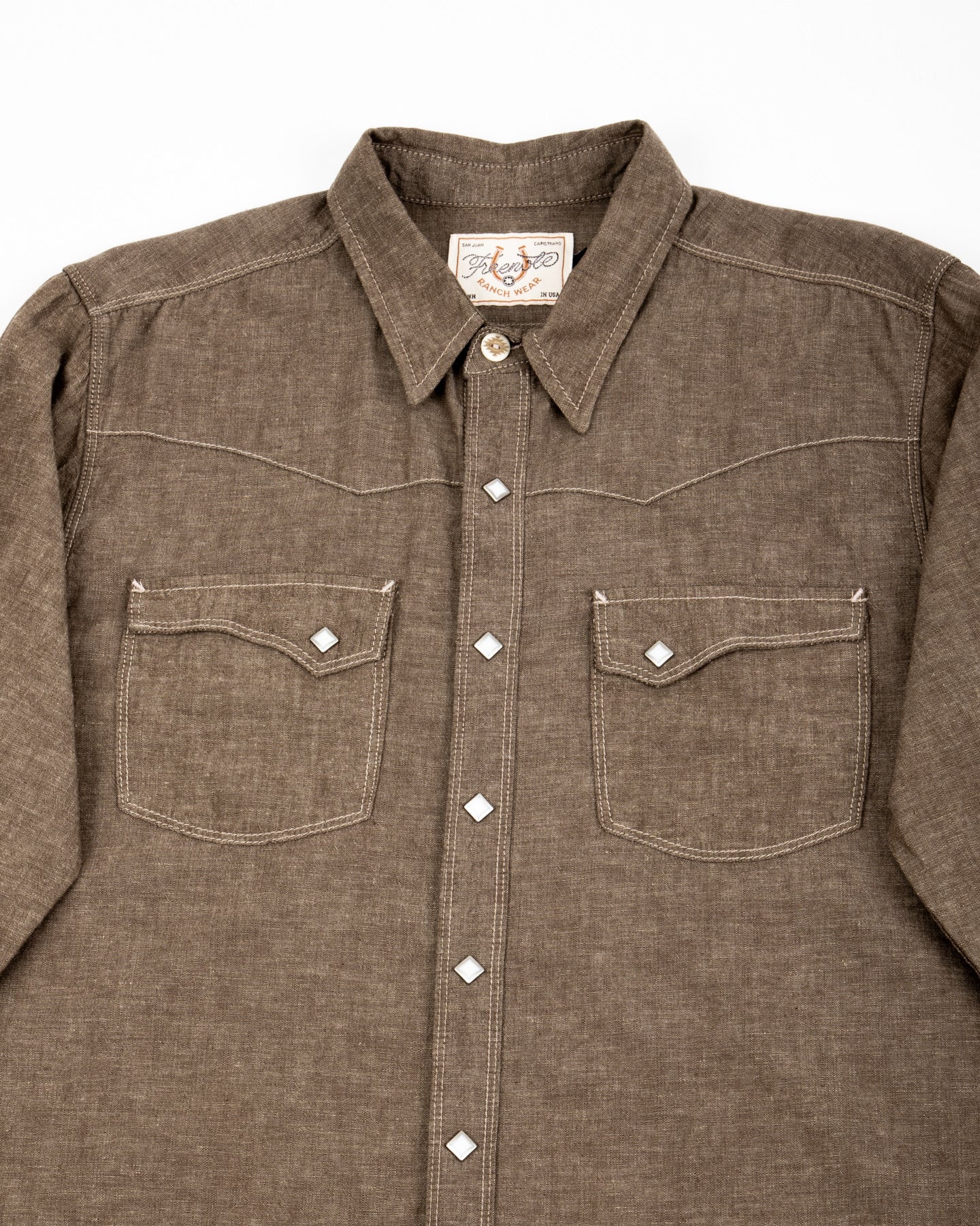Freenote Calico Western Shirt - Dusty Brown - Standard & Strange