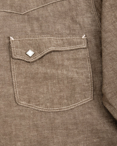 Freenote Calico Western Shirt - Dusty Brown - Standard & Strange