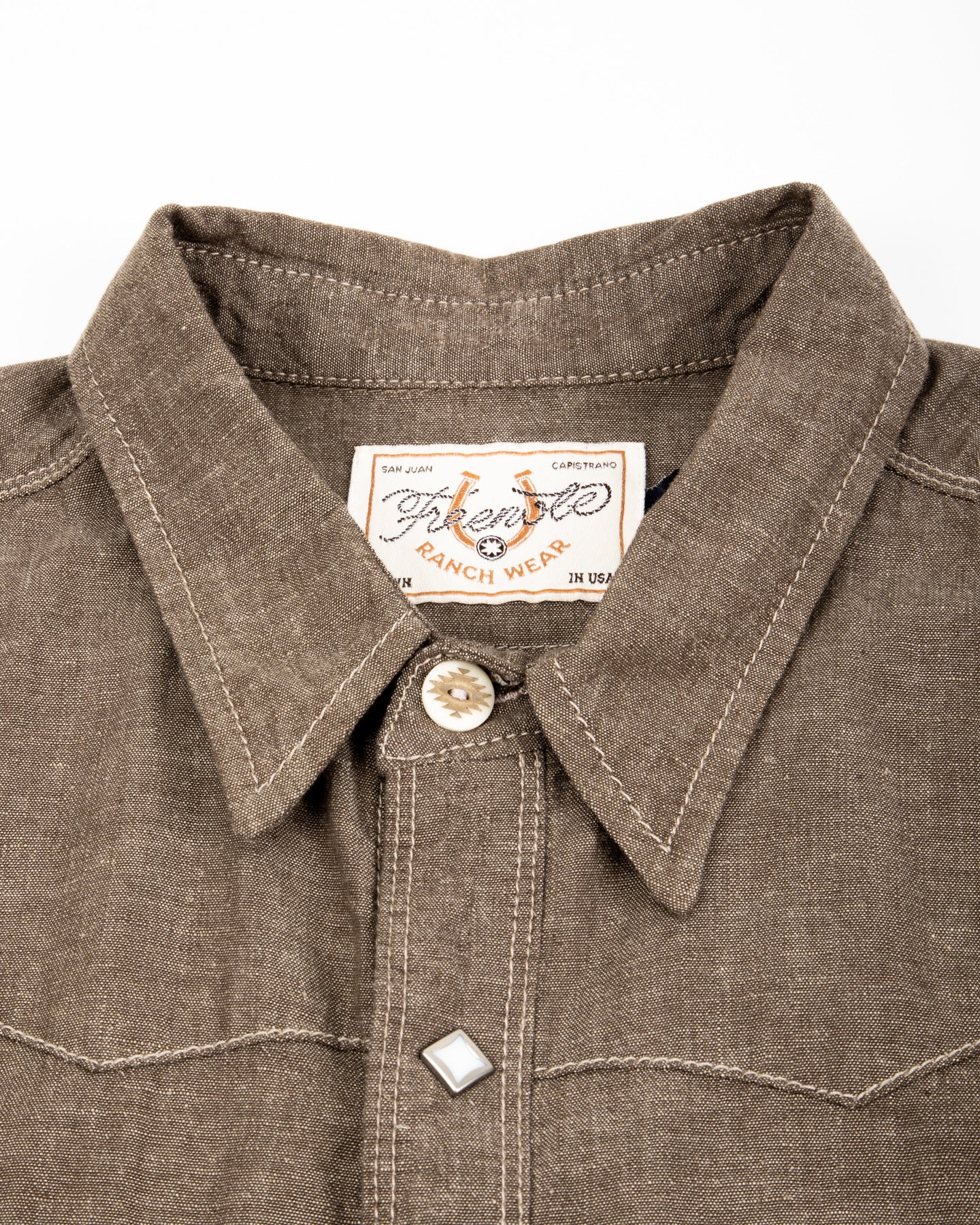 Freenote Calico Western Shirt - Dusty Brown - Standard & Strange