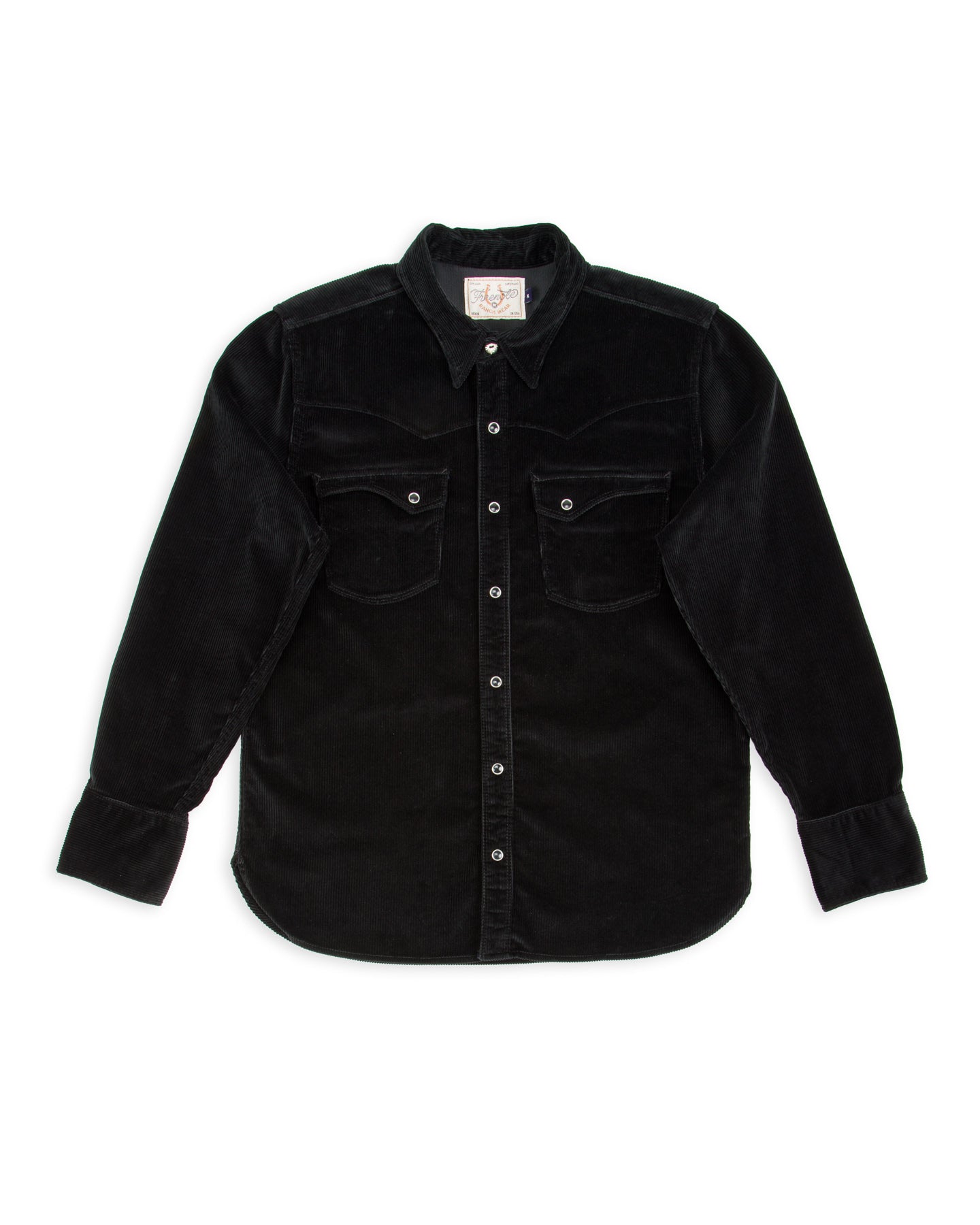 Freenote Calico Western Shirt - Black Corduroy - Standard & Strange